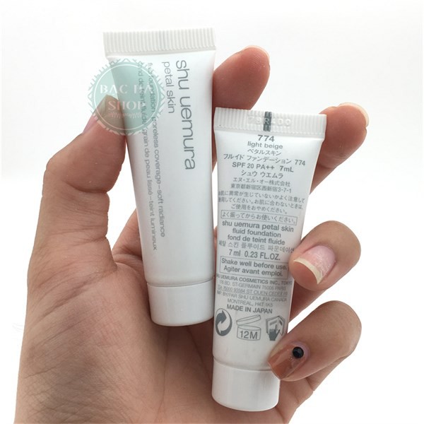 Shu Kem Nền Petal Skin Fluid Foundation #774 Light beige 7ml-Make up | BigBuy360 - bigbuy360.vn