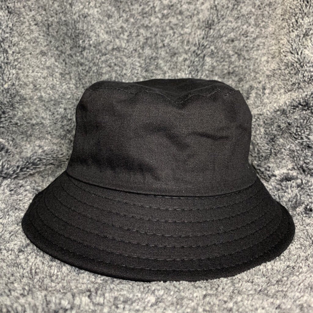 Mũ Bucket ĐEN TRƠN- tai bèo cả nam lẫn nữ