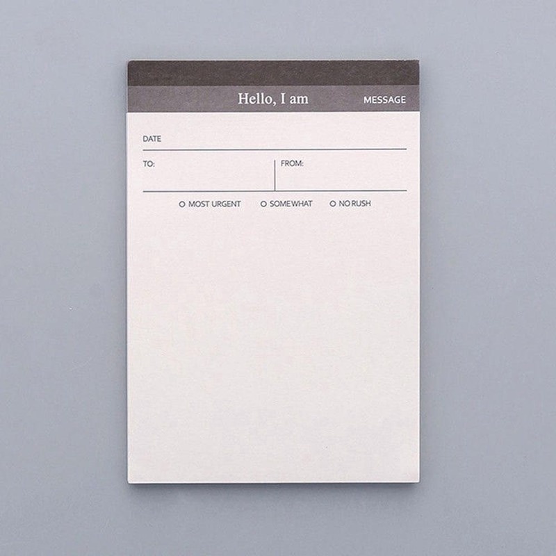 Tập giấy ghi chú 50 tờ thiết kế đơn giản tiện dụng cho học sinh/ nhân viên văn phòng