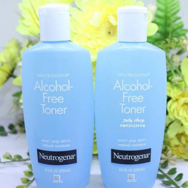 ( Hàng Mỹ ) Nước Hoa Hồng Hỗ Trợ Điều Trị Mụn , Sáng sạch da . Neutrogena Free Toner