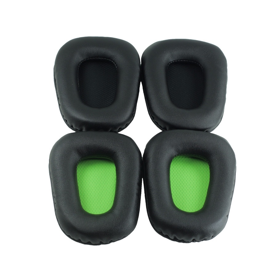 1 Cặp Đệm Tai Nghe Bằng Xốp Màu Xanh Đen Chất Lượng Cao Cho Razer Electra