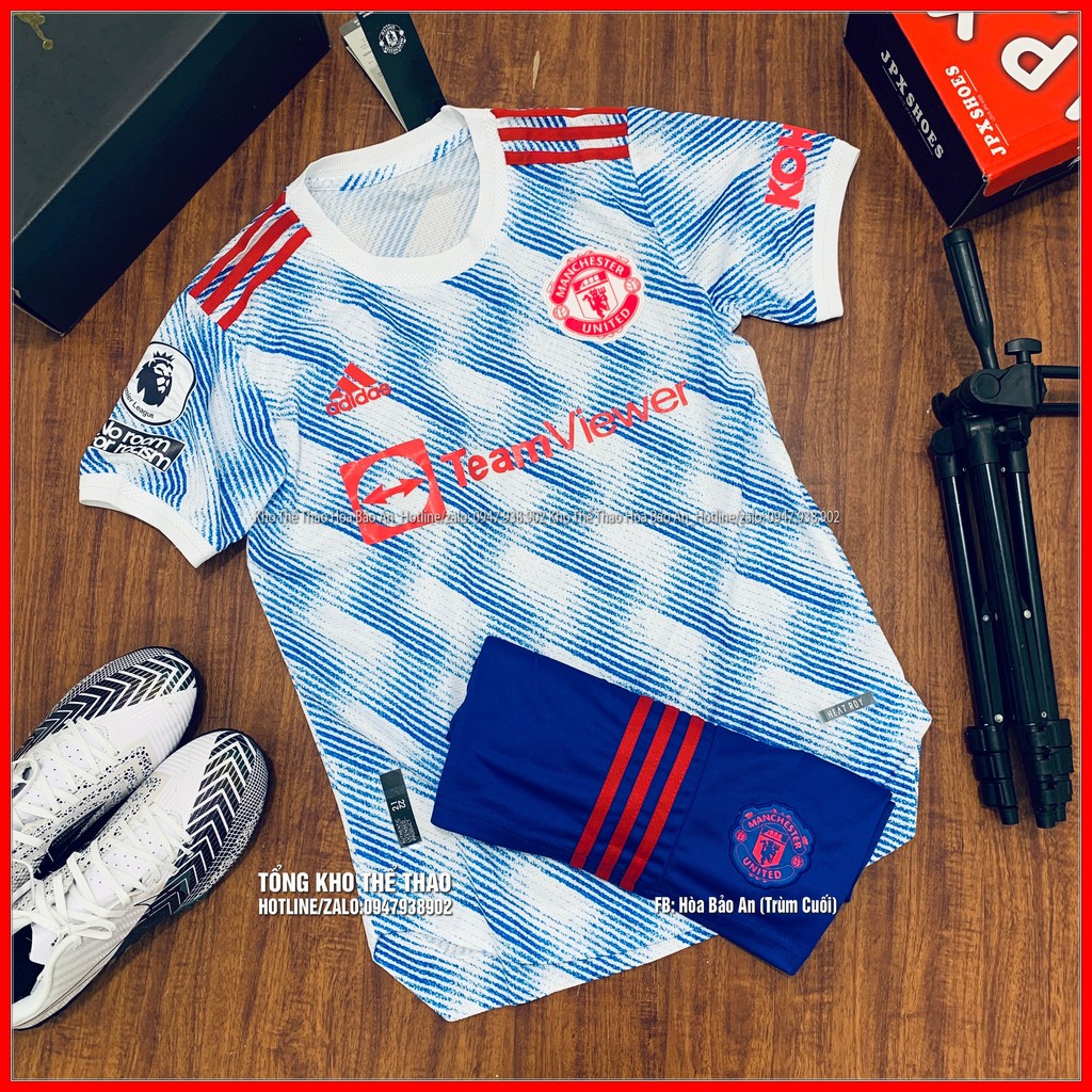 Áo Đá Banh MU 2023 Sân Nhà/ Sân Khách- Áo bóng đá Manchester United - vải lưới Polyester cao cấp phom 43-90kg