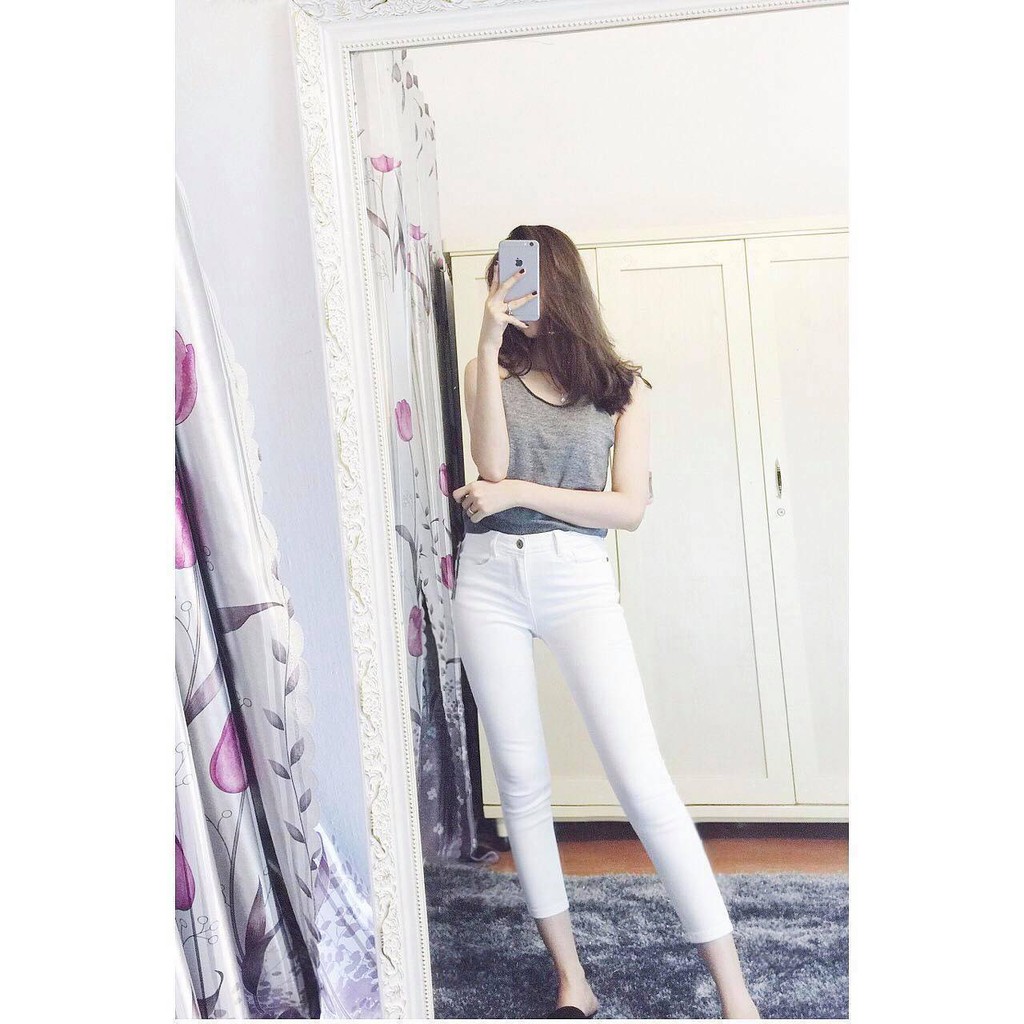 [FREESHIP - ẢNH THẬT] Quần jean nữ skinny 9 TẤC TRƠN AS0S | WebRaoVat - webraovat.net.vn