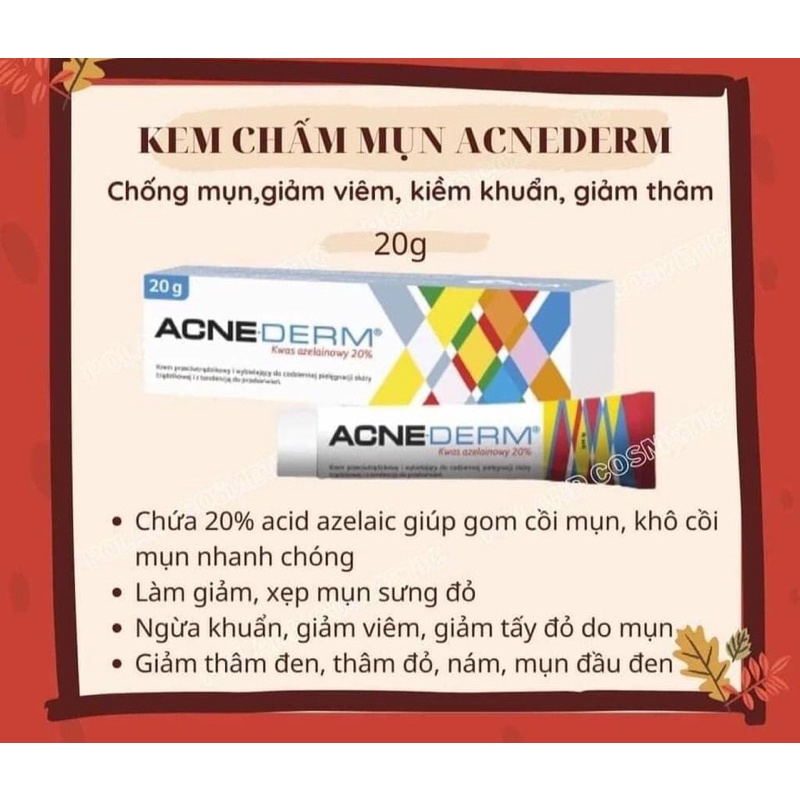 TUÝT THOA ACNE DERM