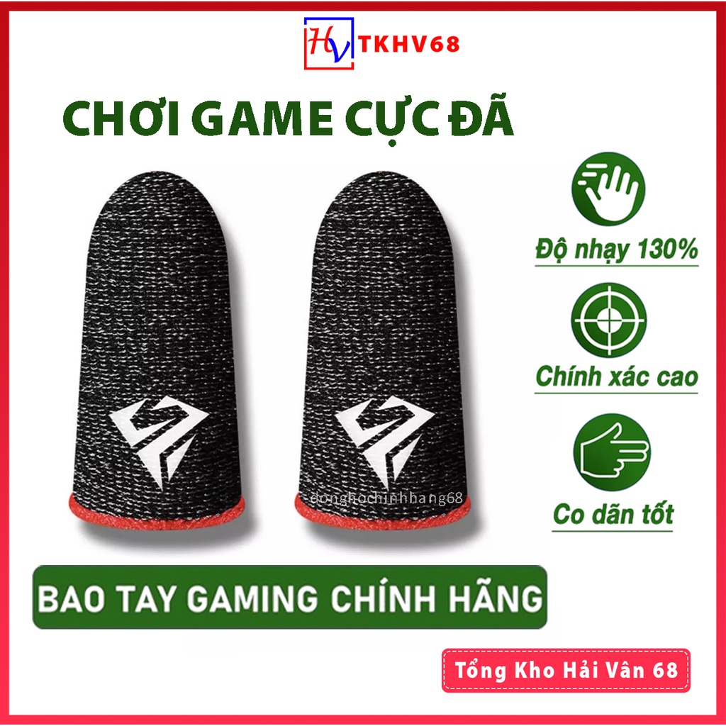 Bao Tay Chơi Game ff, Pubg, Liên Quân, Găng tay chơi game Chống Mồ Hôi, Siêu Nhạy, Co Giãn Cực Tốt Bảo Hành 1 Năm