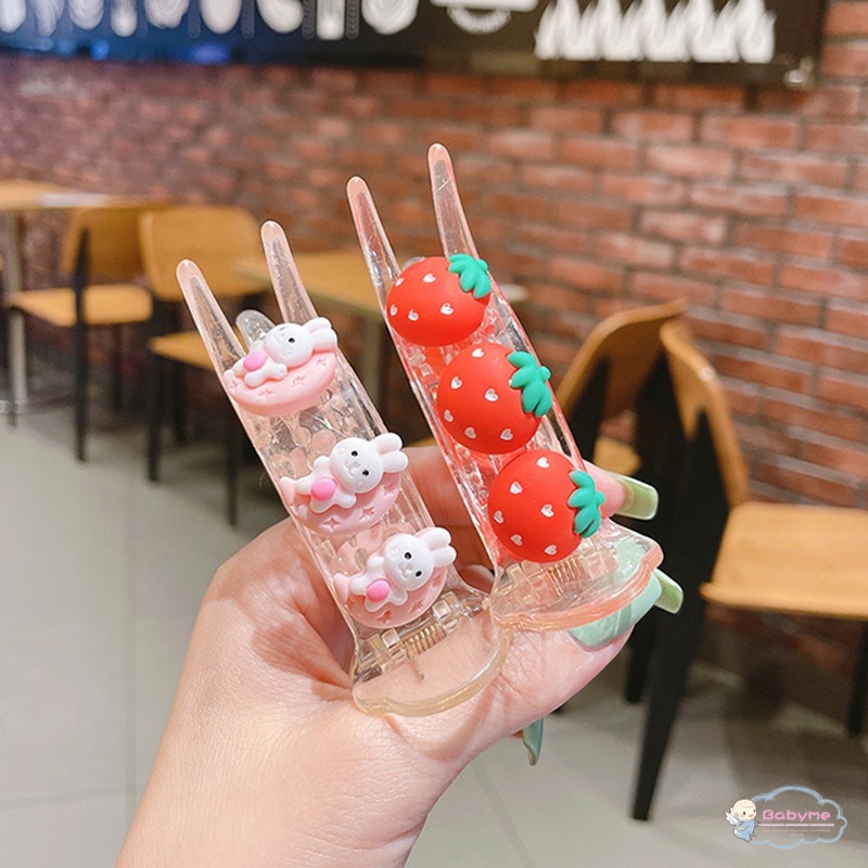 Kẹp Tóc Đính Bóng Lông Dễ Thương Cho Bé Gái