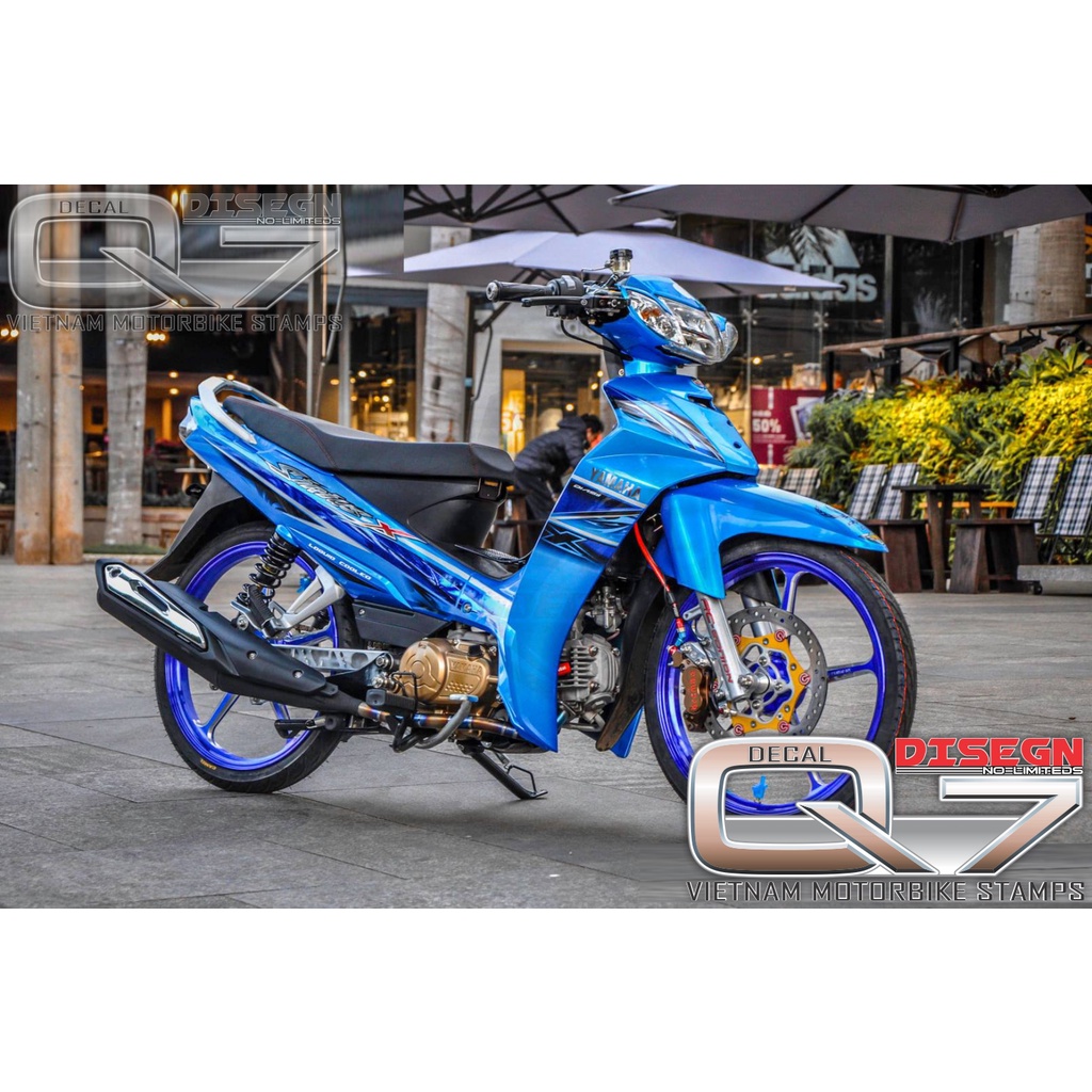 Tem Rời Sirius 110 Xanh Đen