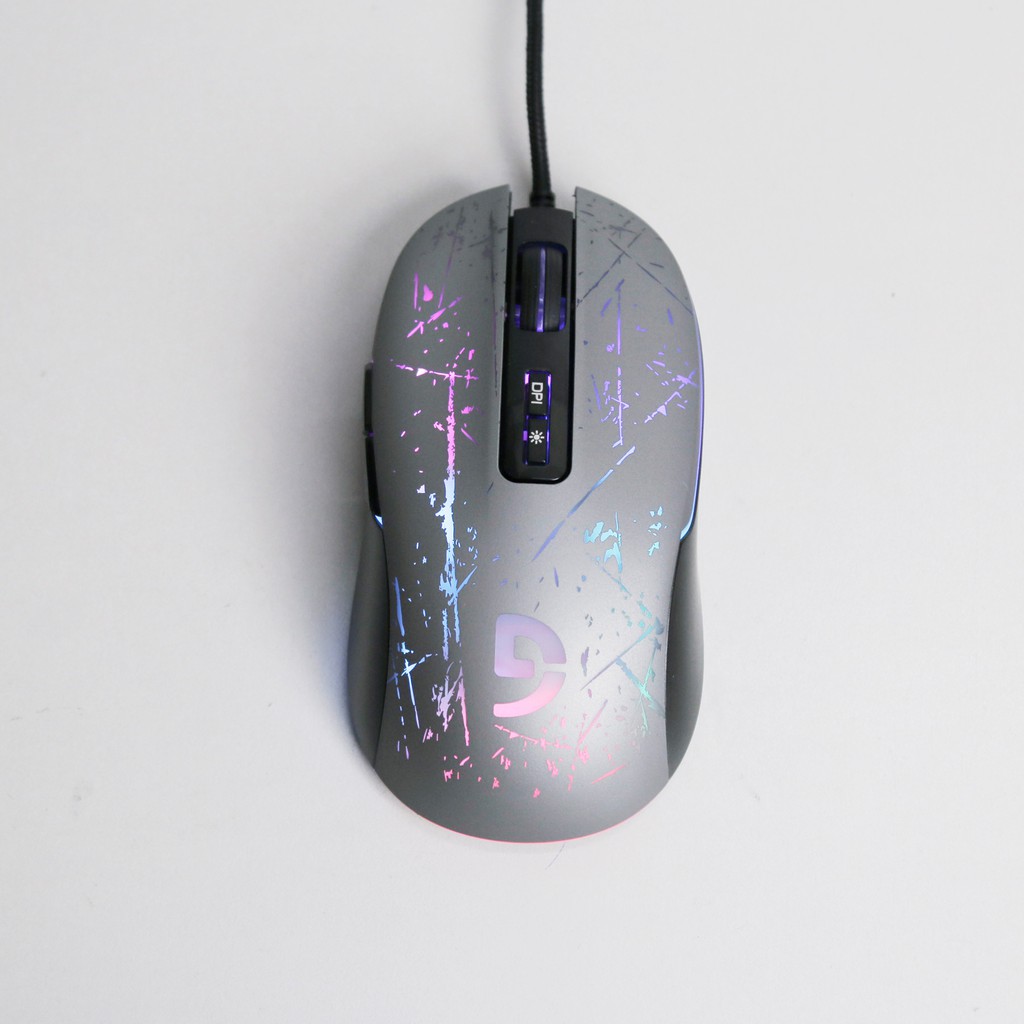 Wired Mouse Gaming Fuhlen Nine Series F200-Chuột chơi game Fuhlen F200 Bạc
