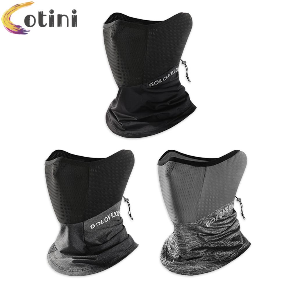 Khăn bịt mặt che cổ bằng lụa bằng chống tia uv tiện dụng cho nam và nữ khi đạp xe ngoài trời