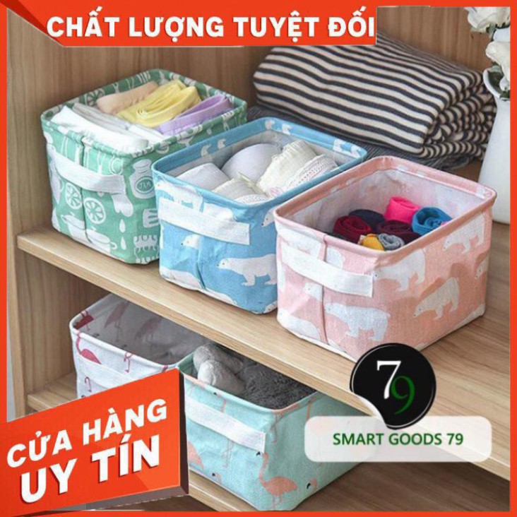 [ Chính Hãng ] [Freeship hàng cao cấp 339 ] giỏ vải đụng đồ mini khung thép đa năng đựng được các loại vừa tap vừa ngăn 