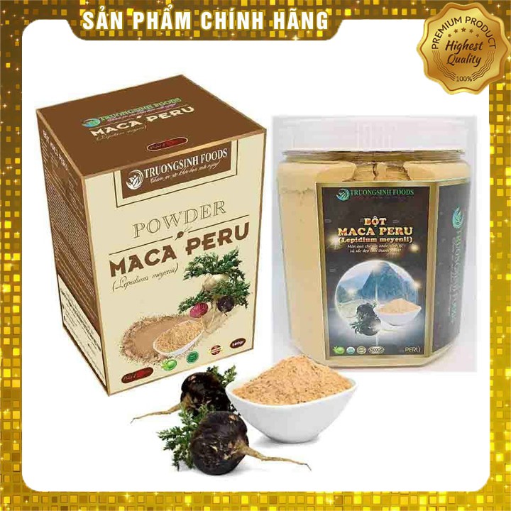 {chính hãng công ty} 500g bột Maca Peru đen -  (Lepidium Meyenii) Peru