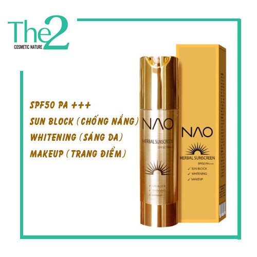 Kem chống nắng NAO (ĐÔNG DƯỢC VŨ ĐỨC)