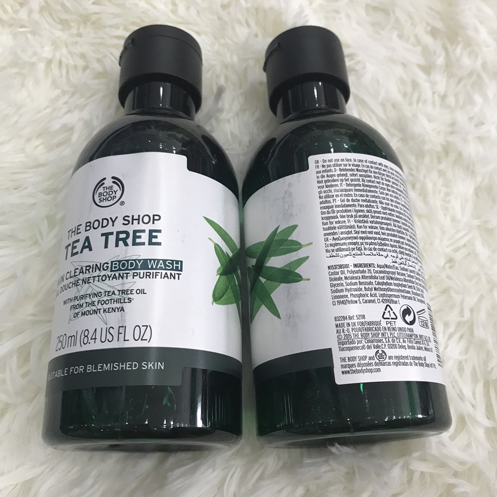 დ Sữa Tắm Tea Tree The Body Shop Giảm Mụn Lưng Hiệu Quả 250ml დ | BigBuy360 - bigbuy360.vn