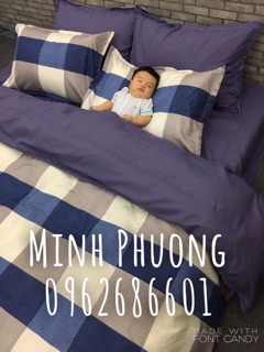 Set chăn ga chưa bo chun