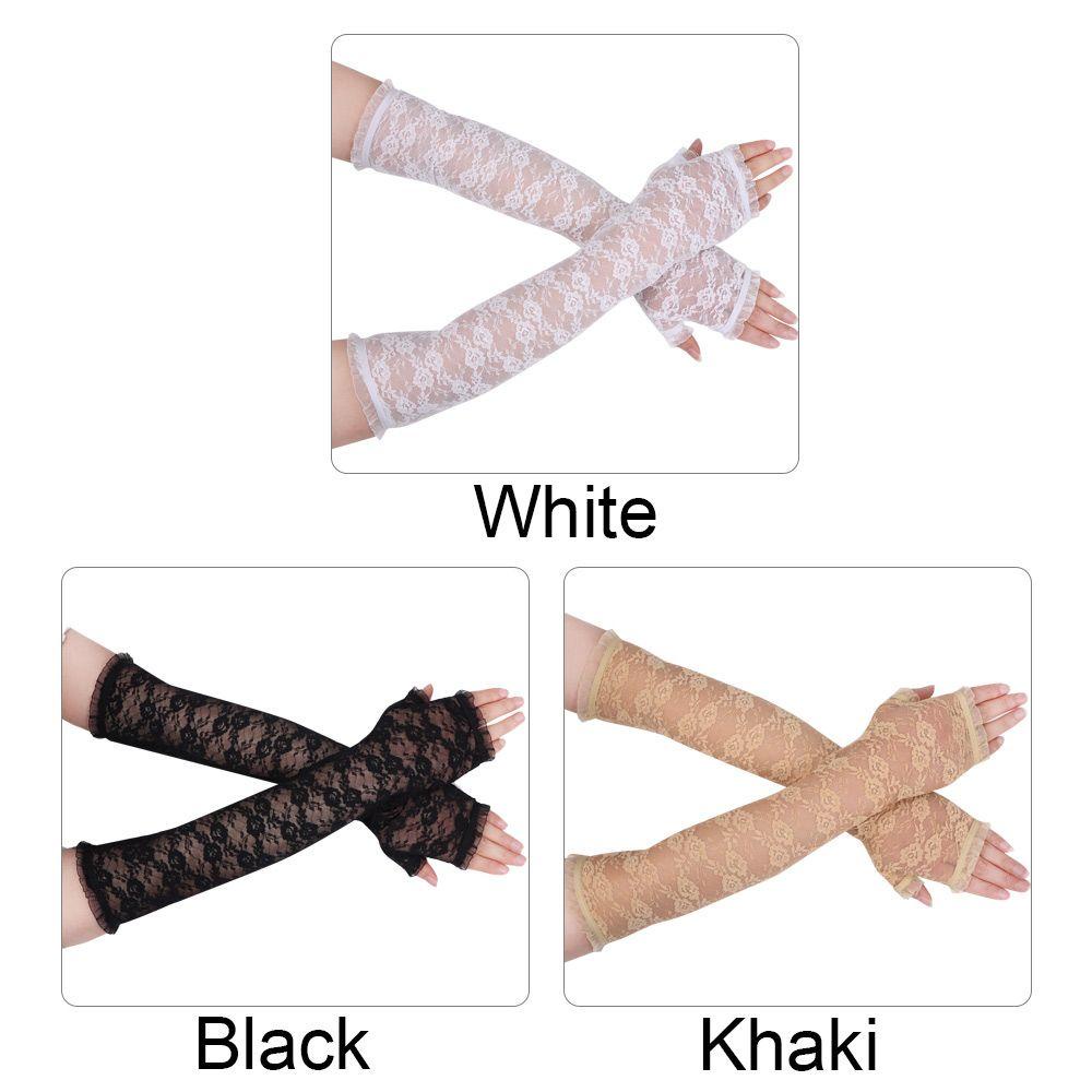 ROSE Găng Tay Lưới Hở Ngón Thời Trang Tiện Dụng Khi Lái Xe