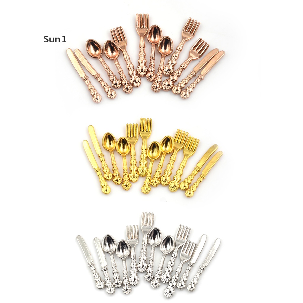 Bộ Dụng Cụ Bàn Ăn Tỉ Lệ 12 1: 12 Trang Trí Nhà Búp Bê