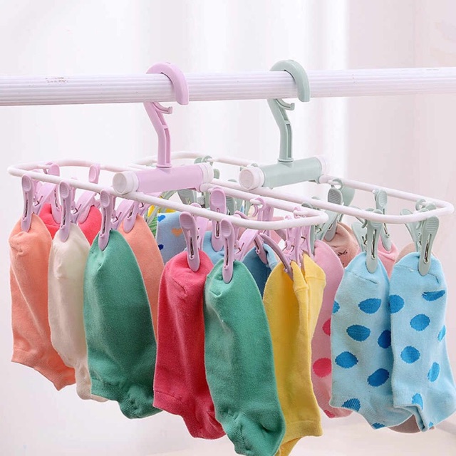 Móc chùm phơi đồ 12 kẹp