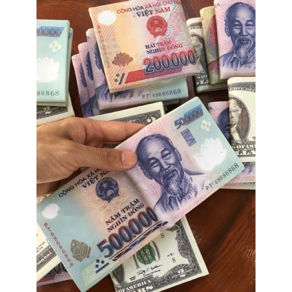 Ví in hình Dolla thời trang cá tính