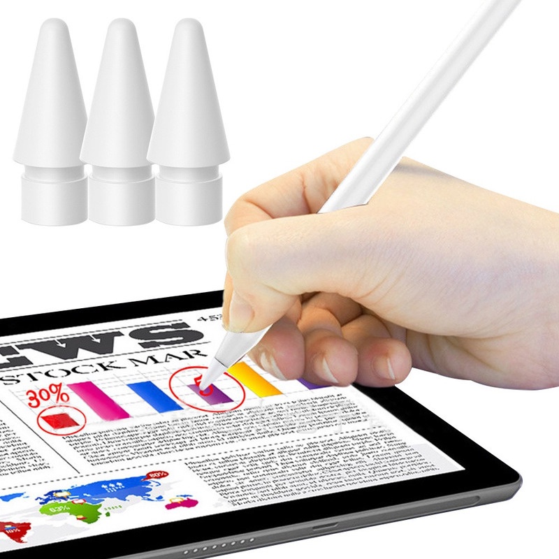 1 Bút Chì Cảm Ứng Chống Ồn Chất Lượng Cao Cho Apple ipad Pencil 1/2 / Stylus