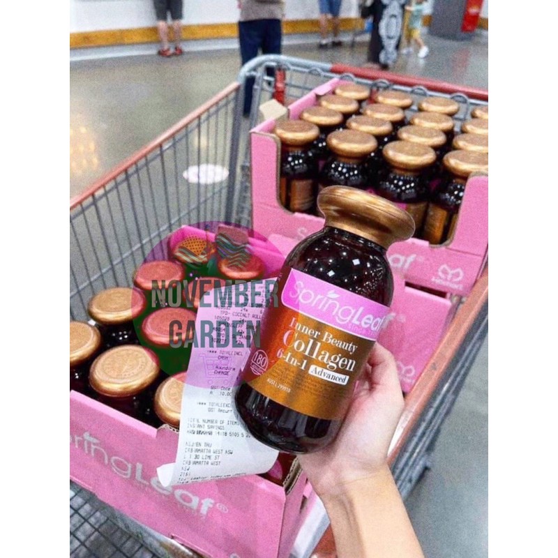 (3/24 Úc) VIÊN UỐNG ĐẸP DA COLLAGEN SPRING LEAF INNER BEAUTY 6 IN 1 lọ 90 viên | BigBuy360 - bigbuy360.vn