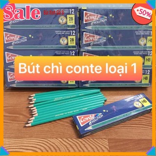 1 hộp =12 bút chì conte 2b-hb .hàng loại 1 đẹp