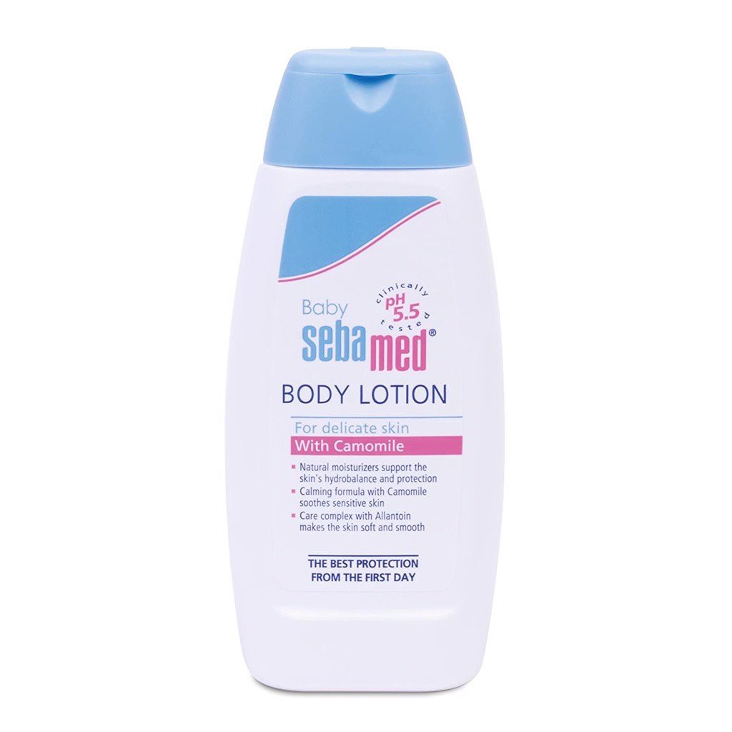 Sữa dưỡng ẩm toàn thân dành cho trẻ sơ sinh và trẻ nhỏ Sebamed Baby Body Lotion pH 5.5 200ml