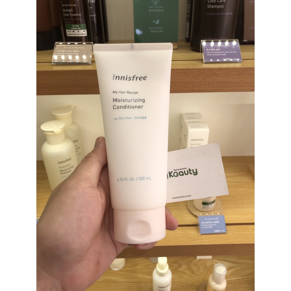 Dầu xả phục hồi tóc và cung cấp dưỡng chất Innisfree My Hair Recipe Repairing/ Moisturizing Conditioner