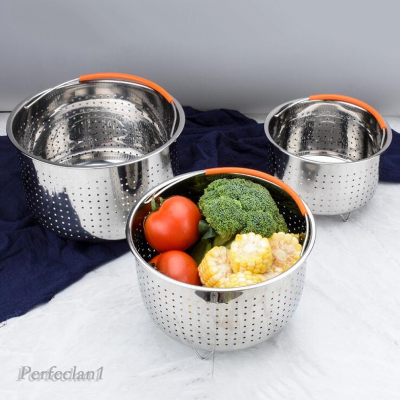 Giỏ Hấp Bằng Thép Không Gỉ Perfeclan1 6 Qt