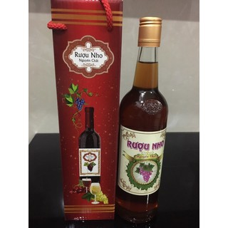 Nước ép nho lên men nguyên chất 100%