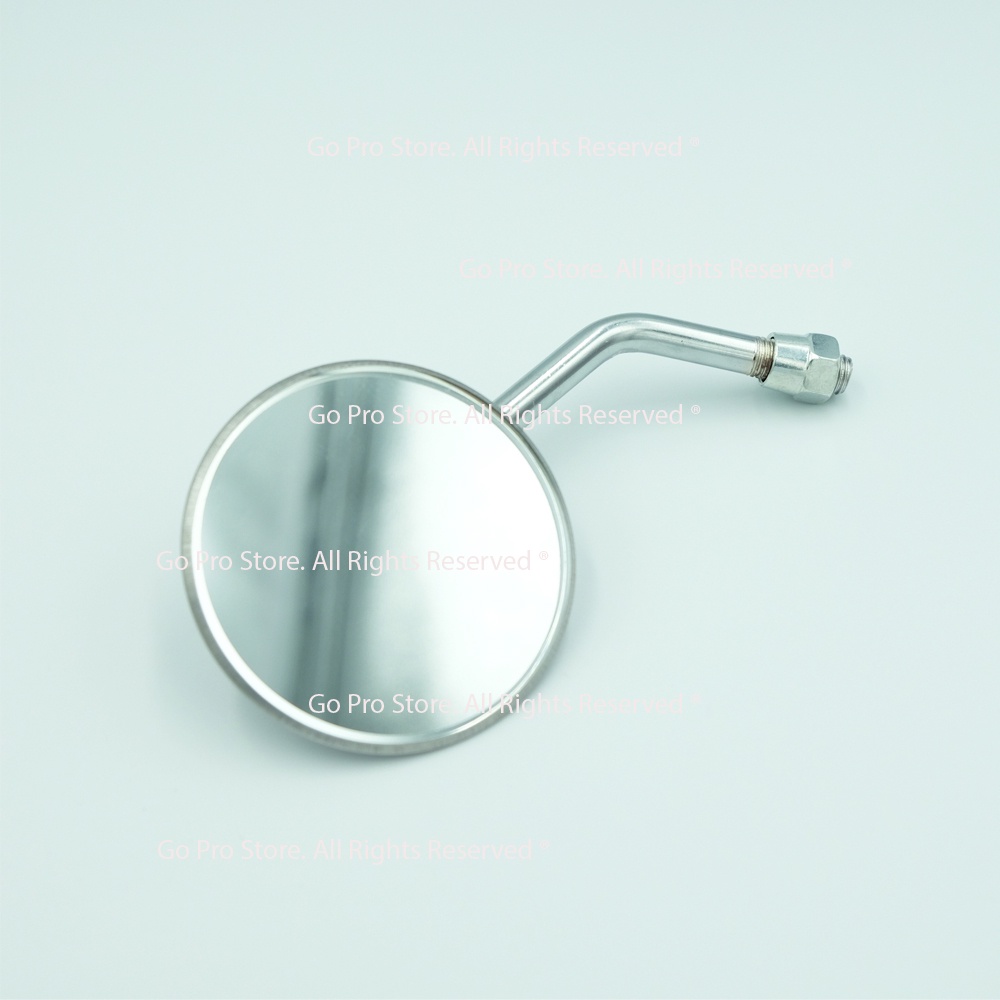 Gương Chiếu Hậu TRÒN PHẲNG MINI Inox