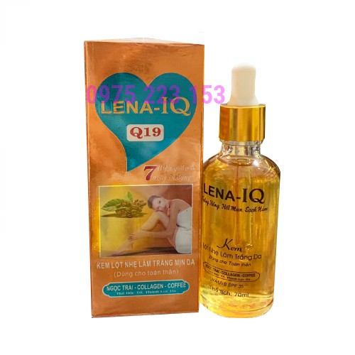 Kem lột nhẹ làm trắng mịn da toàn thân Q19 Lena-IQ 70ml