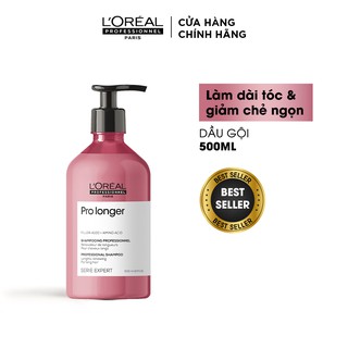 Dầu gội giúp tóc chắc khỏe, giảm đứt gãy và dài hơn L'Oréal Professionnel Serie Expert Pro Longer 500ml
