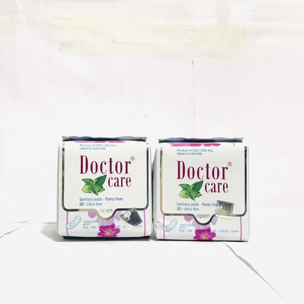 Băng Vệ Sinh Doctor Care Hàng Ngày Tinh Chất Thảo Dược Gói 20 Miếng 16cm