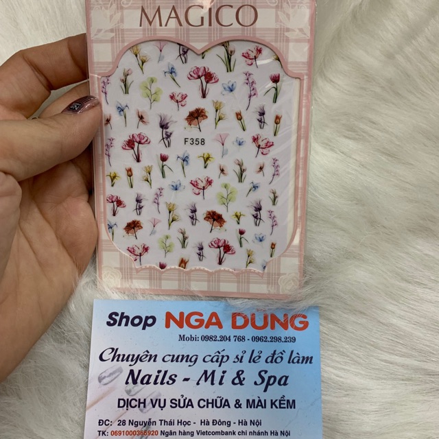 Sticker trang trí móng tay chân