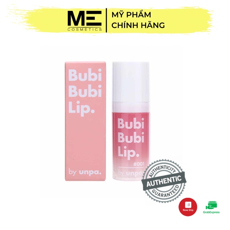 Tẩy Tế Bào Chết Sủi Bọt Cho Môi Unpa Bubi Bubi Bubble Lip Scrub 10ml