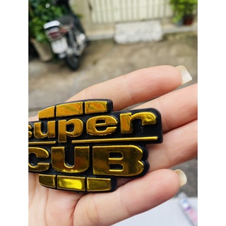 TEM XI CHỮ NỔI SUPER CUB