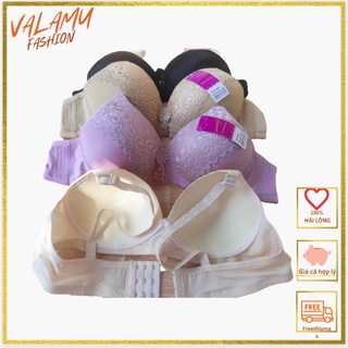 Áo ngực nữ mút mỏng không gọng có ren mềm A09 quả to cup C big size lớn cho người béo mập bà bầu ngực to SỈ LẺ