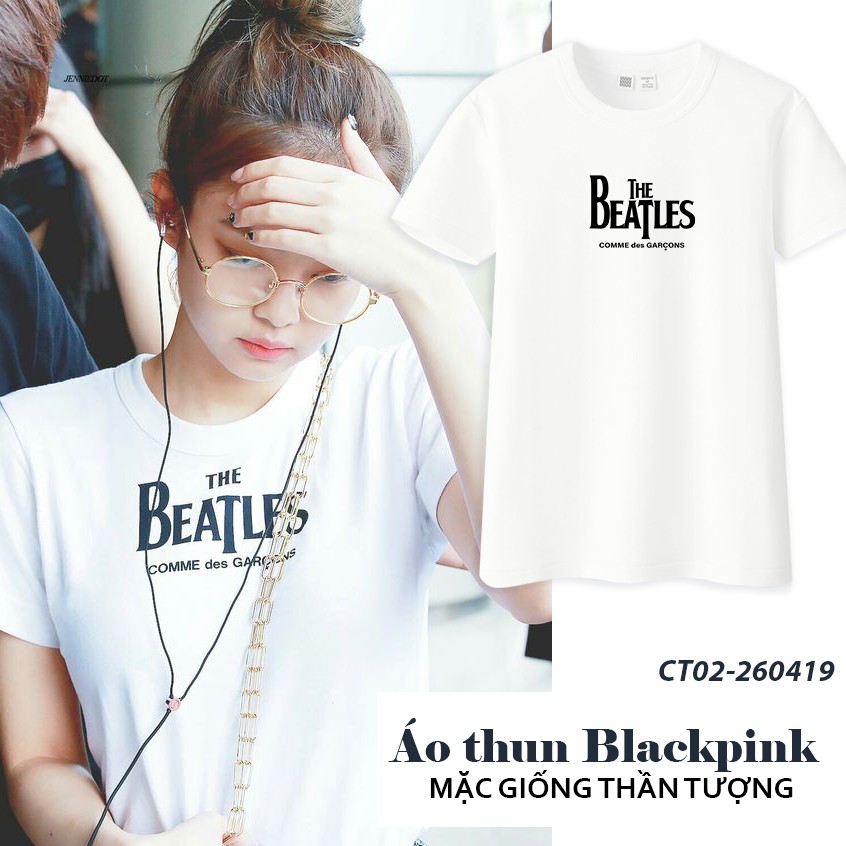 Áo Thun The Beatles Jen.nie Black Pjnk CT02-260419