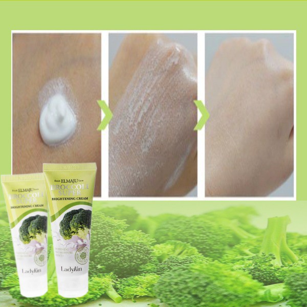 Kem dưỡng trắng da kèm make up Bông Cải Xanh- Ladykin [cam kết chuẩn AUTH  Hàn Quốc]