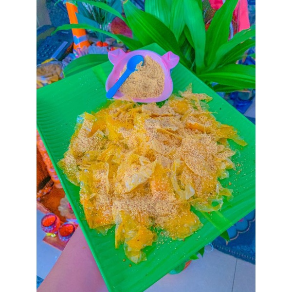 Bánh Tráng Xâu Dầu Muối Vàng