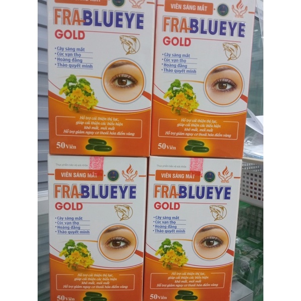 Viên uống sáng mắt Fra blueye France omega369, Lutein, zeaxathine