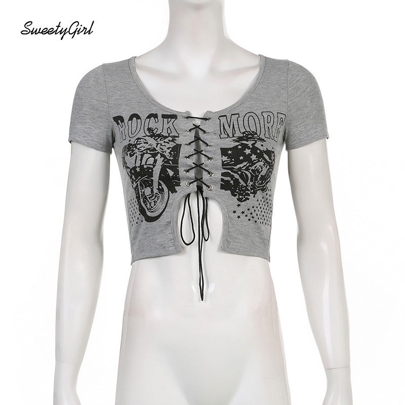 Áo Thun Tay Ngắn Cổ Tròn Đính Nơ 2022 Thời Trang Quyến Rũ Cho Nữ