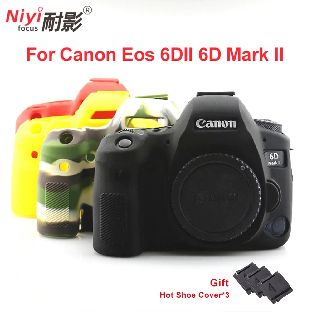 Túi Đựng Bảo Vệ Pin 6D2 Máy Ảnh canon eos 6DII 6D Mark II Bằng Silicone Mềm