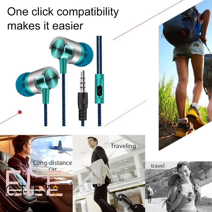 Ele】⚡⚡Tai nghe nhét tai earphone Super Bass