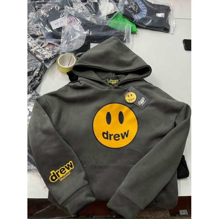Áo Hoodie DREWW Mũ 2 Lớp Form Rộng Nam Nữ Phong Cách UNISEX Hàn Quốc, Nỉ Ngoại Siêu Dày Dặn Ấm Áp Thấm Hút Mồ Hôi