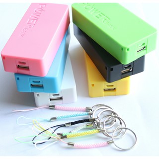 Box sạc dự phòng 2 cell 18650 màu ngẫu nhiên