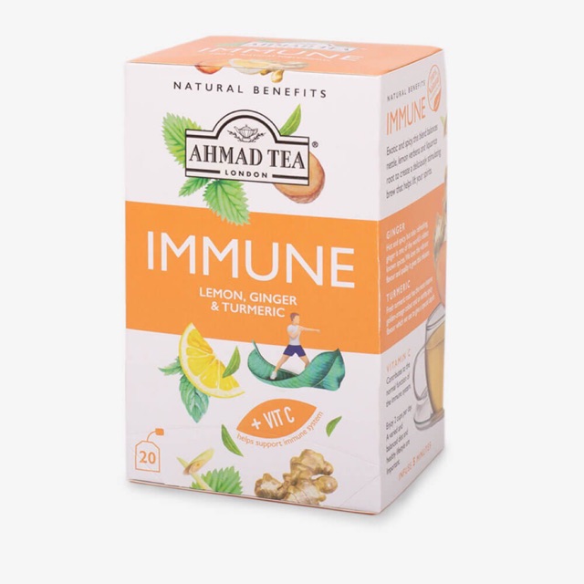 Trà ahmad natural benefit - immune infusion tăng cường miễn dịch của cơ thể - ảnh sản phẩm 1