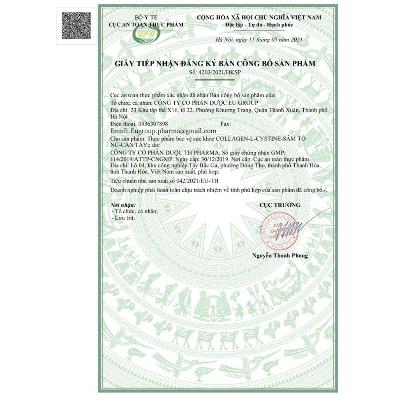 Viên uống Collagen Sâm tố nữ cần tây