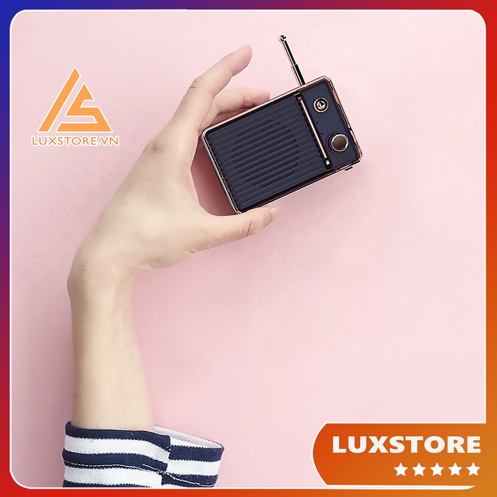 LOA BLUETOOTH MINI DW01 PHONG CÁCH RETRO DỄ THƯƠNG ÂM THANH SIÊU TRẦM SANG TRỌNG DECOR GÓC LÀM VIỆC – LUXSTORE