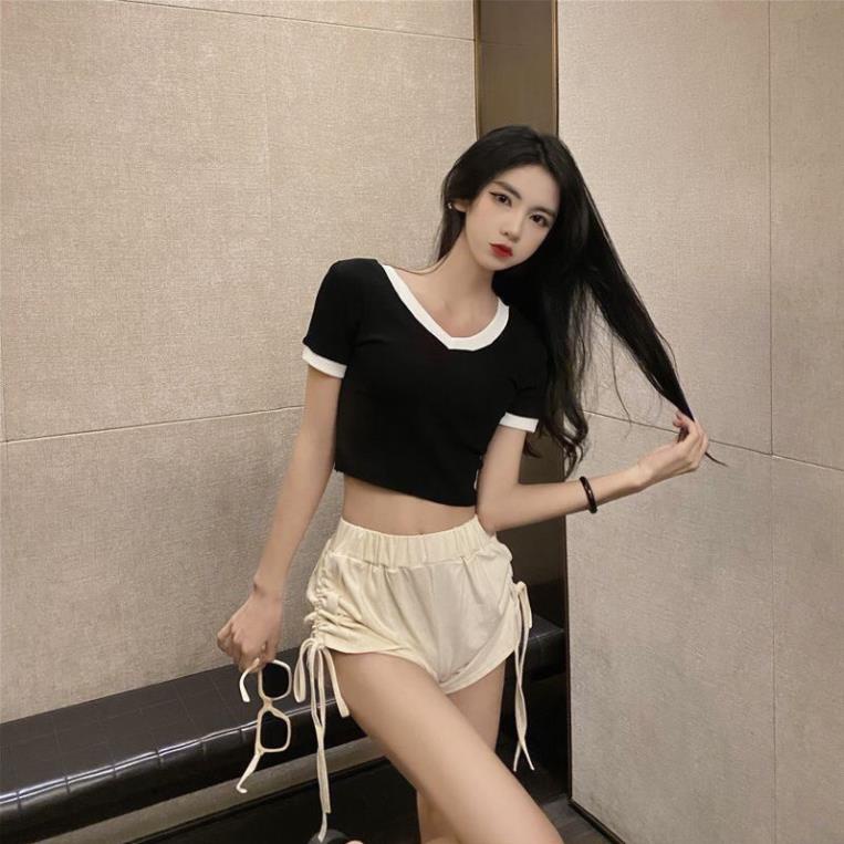 QUẦN RÚT DÂY ÔM BODY TẬP GYM Q1 [Hàng Siêu Cấp] | BigBuy360 - bigbuy360.vn